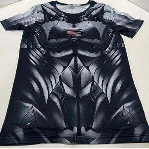 Fun Cool Kids Batman Size XL Training Tee Shirt Compression Gym Shirt